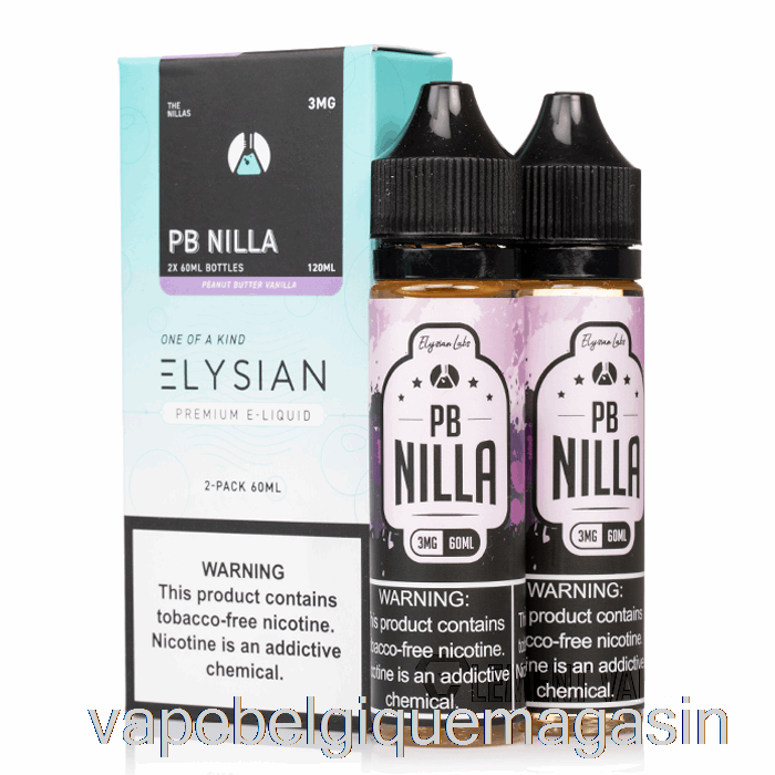 Vape Shop Bruxelles Pb Nilla - Elysian Labs - 120ml 6mg
